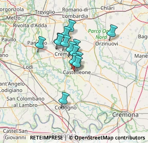 Mappa Via Ripalta Arpina, 26012 Castelleone CR, Italia (9.65857)