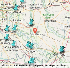 Mappa Via Ripalta Arpina, 26012 Castelleone CR, Italia (24.46167)