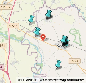 Mappa SP596, 27030 Robbio PV, Italia (3.75)