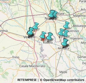 Mappa SP596, 27030 Robbio PV, Italia (12.263)