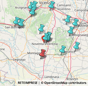 Mappa Via Monte Berico, 36025 Noventa Vicentina VI, Italia (15.538)