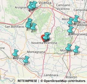 Mappa Via Monte Berico, 36025 Noventa Vicentina VI, Italia (16.68412)