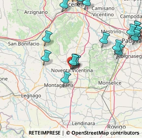 Mappa Via Monte Berico, 36025 Noventa Vicentina VI, Italia (20.4345)