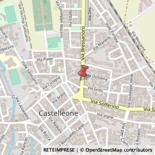 Mappa Via Bressanoro, 9, 26012 Castelleone, Cremona (Lombardia)