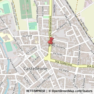 Mappa Via Bressanoro, 11, 26012 Castelleone, Cremona (Lombardia)