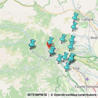 Mappa Case Airola, 10070 Coassolo Torinese TO, Italia (6.97688)