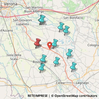 Mappa Via Padania, 37050 Oppeano VR, Italia (6.84)