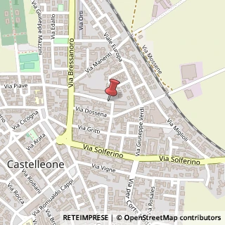 Mappa Via Avi, 26, 26012 Castelleone, Cremona (Lombardia)