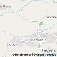 Mapa Barbania