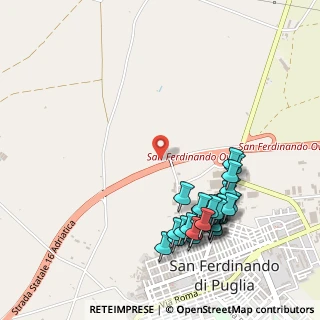 Mappa SS 16, 76017 San Ferdinando di Puglia BT, Italia (0.61333)