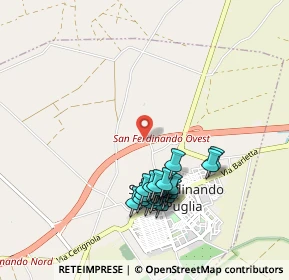 Mappa SS 16, 76017 San Ferdinando di Puglia BT, Italia (0.992)