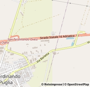 Mappa Via Spagna, 76017 San Ferdinando di Puglia BT, Italia (0.34615)