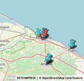 Mappa Via Antonio Canova, 76121 Barletta BT, Italia (6.258)
