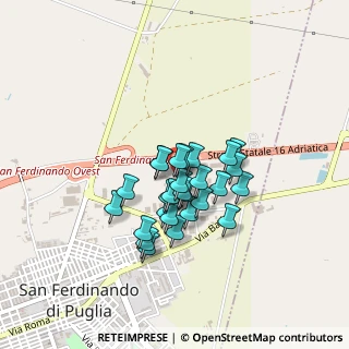 Mappa Via Spagna s.n, 76017 San Ferdinando di Puglia BT, Italia (0.32222)