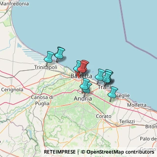 Mappa Via Vittorio Alfieri, 76121 Barletta BT, Italia (10.07429)