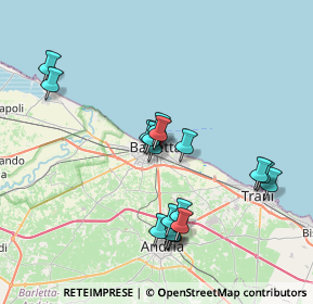 Mappa Via Stella, 76121 Barletta BT, Italia (7.72944)