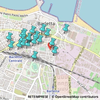 Mappa Via Stella, 76121 Barletta BT, Italia (0.527)