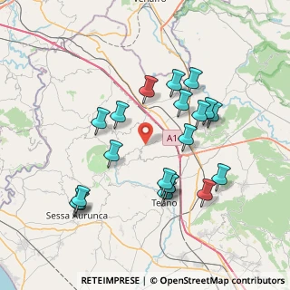 Mappa Via Municipio, 81035 Marzano Appio CE, Italia (7.9485)
