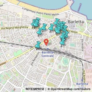 Mappa Via Taddeo, 76121 Barletta BT, Italia (0.436)