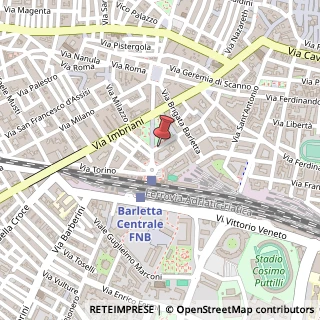 Mappa Via Giuseppe de Nittis, 63, 76121 Barletta, Barletta-Andria-Trani (Puglia)