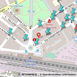 Mappa Piazza Conteduca F., 76121 Barletta BT, Italia (0.1045)