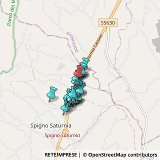 Mappa Via Aldo Moro, 04020 Spigno Saturnia LT, Italia (0.6)