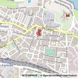 Mappa Piazza Federico II di Svevia, 30, 76121 Barletta, Barletta-Andria-Trani (Puglia)