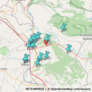 Mappa 81040 Pietravairano CE, Italia (7.08769)