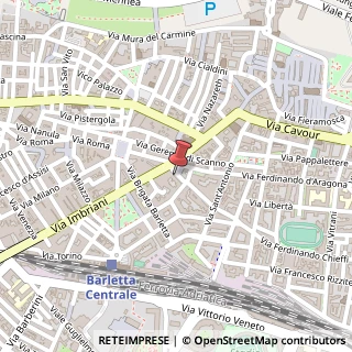 Mappa Piazza Caduti DI Guerra, 12, 76121 Barletta, Barletta-Andria-Trani (Puglia)