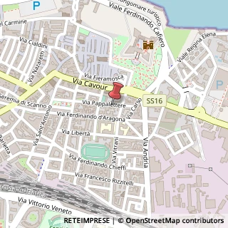 Mappa Via Pappalettere, 54, 76121 Barletta, Barletta-Andria-Trani (Puglia)