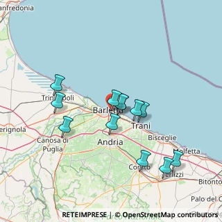 Mappa Via del Mare, 76121 Barletta BT, Italia (13.99417)