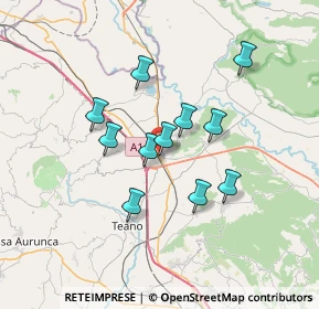 Mappa Via Madonna del Carmine, 81058 Vairano Patenora CE, Italia (5.95545)