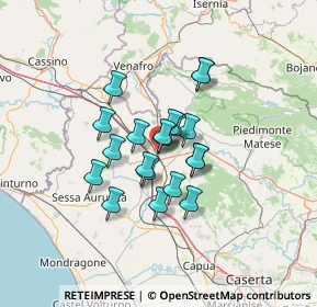 Mappa Via Madonna del Carmine, 81058 Vairano Patenora CE, Italia (9.7145)