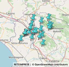 Mappa Via Madonna del Carmine, 81058 Vairano Patenora CE, Italia (9.7535)