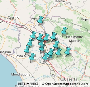 Mappa Via Madonna del Carmine, 81058 Vairano Patenora CE, Italia (10.5145)