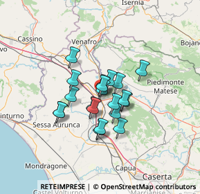 Mappa Via Madonna del Carmine, 81058 Vairano Patenora CE, Italia (9.3095)