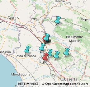 Mappa Via Madonna del Carmine, 81058 Vairano Patenora CE, Italia (9.18273)