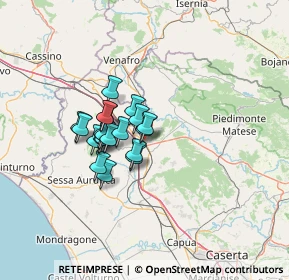 Mappa Via Madonna del Carmine, 81058 Vairano Patenora CE, Italia (9.579)