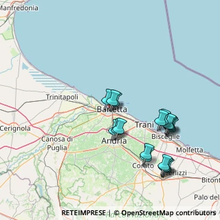 Mappa Via Brigata Barletta, 76121 Barletta BT, Italia (17.24167)