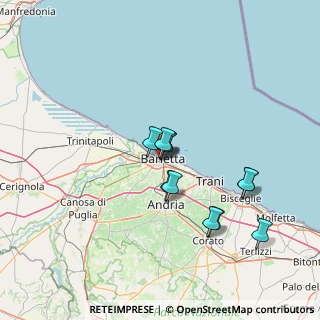 Mappa Via Pier delle Vigne, 76121 Barletta BT, Italia (12.51909)