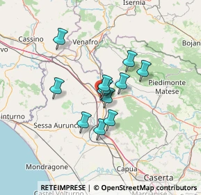 Mappa Via Stazione, 81044 Tora E Piccilli CE, Italia (9.54167)