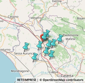 Mappa Via Stazione, 81044 Tora E Piccilli CE, Italia (9.26818)