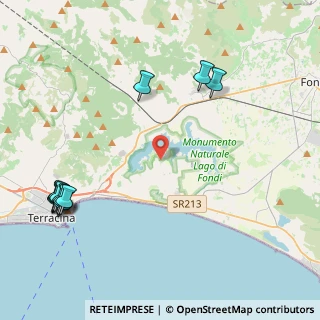 Mappa Via Sugarelle, 04022 Fondi LT, Italia (6.11667)