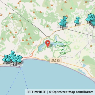 Mappa Via Sugarelle, 04022 Fondi LT, Italia (7.73632)