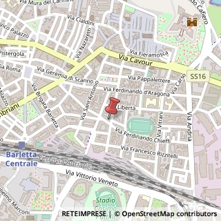 Mappa Via Sant'Antonio, n.26, 70051 Barletta, Barletta-Andria-Trani (Puglia)