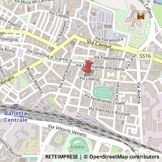 Mappa Via Girondi Raffaele, 22, 76121 Barletta, Barletta-Andria-Trani (Puglia)