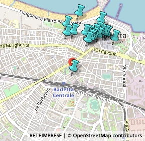 Mappa Via Giuseppe de Nittis, 76121 Barletta BT, Italia (0.52)