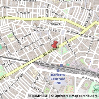 Mappa Via Giuseppe Carli, 41, 70051 Barletta, Barletta-Andria-Trani (Puglia)