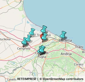 Mappa SP15, 76017 San Ferdinando di Puglia BT, Italia (10.46563)