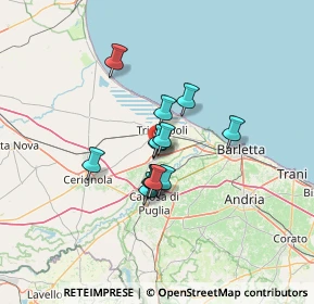 Mappa SP15, 76017 San Ferdinando di Puglia BT, Italia (9.18846)